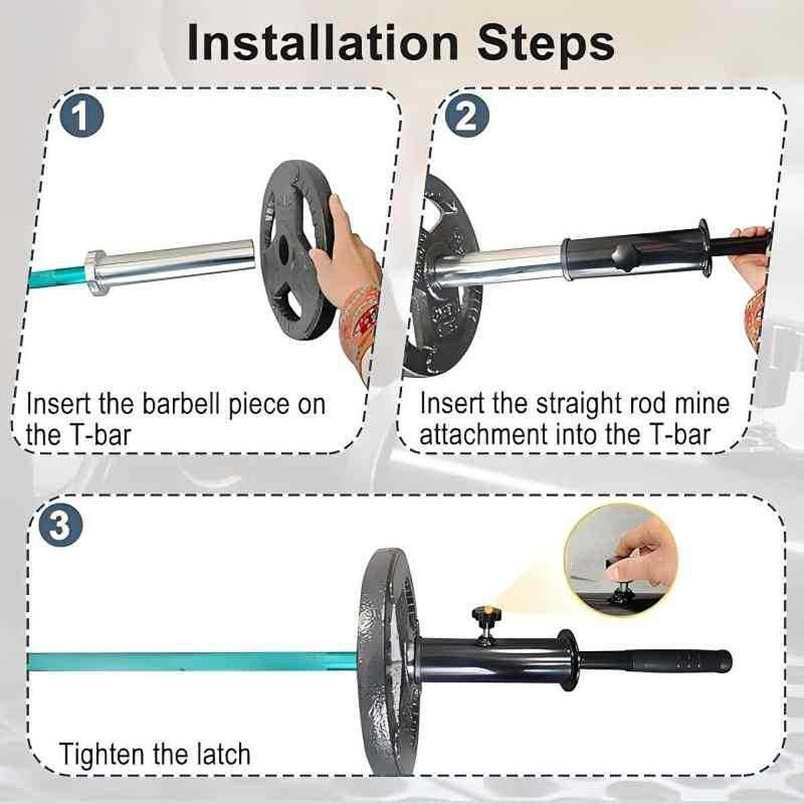 Mango de barra para bíceps, ac - Home Gym Equipment Set reseña y precio
