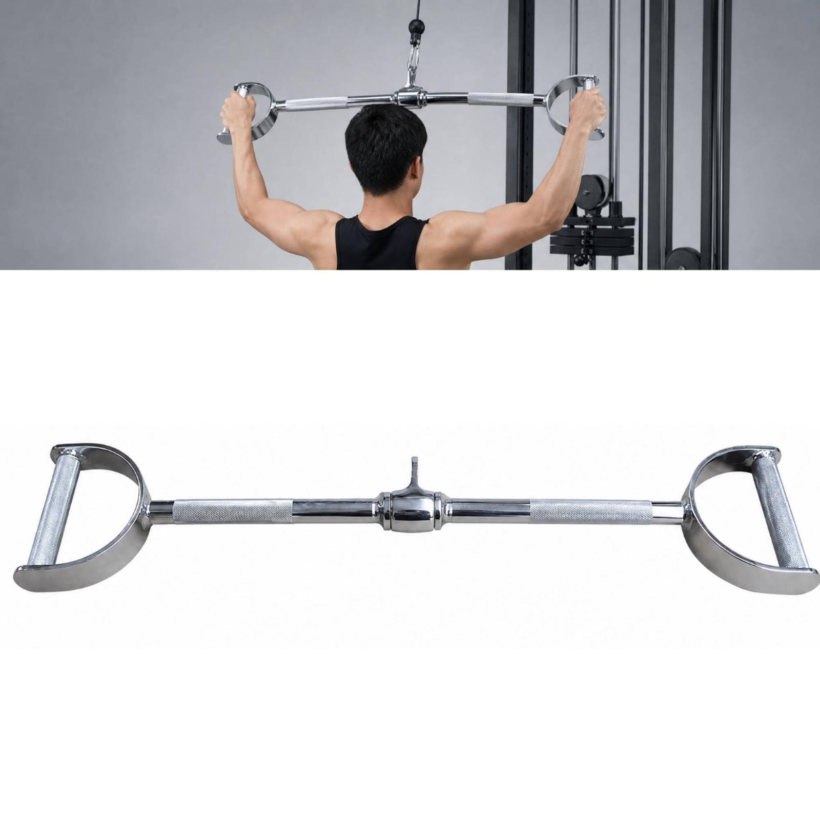 Empuñadura de cable con forma  - Lat Pulldown Cable reseña y precio